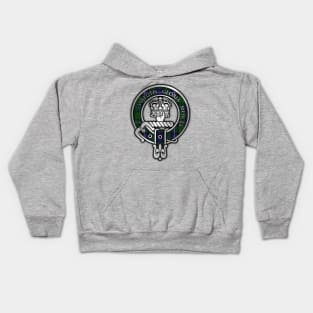 Clan Donnachaidh / Robertson Hunting Tartan Crest Kids Hoodie